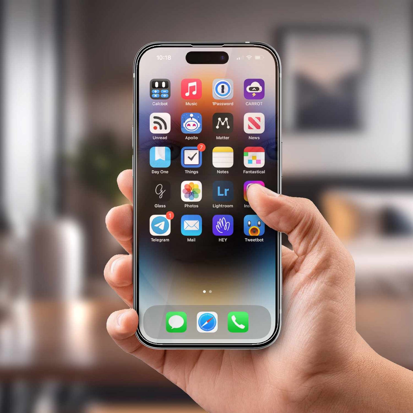 22SPIP16PR Tempered Glass Screen Protector iPhone 16 Pro
