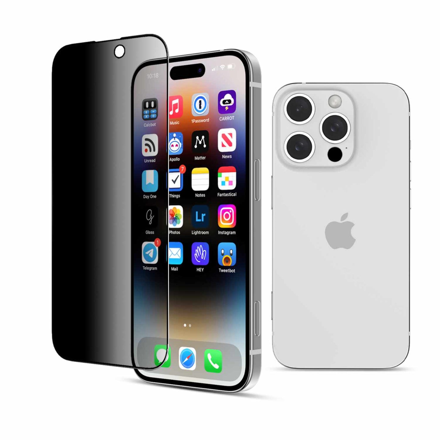 22PRISPIP16PR Privacy Tempered Glass iPhone 16 Pro