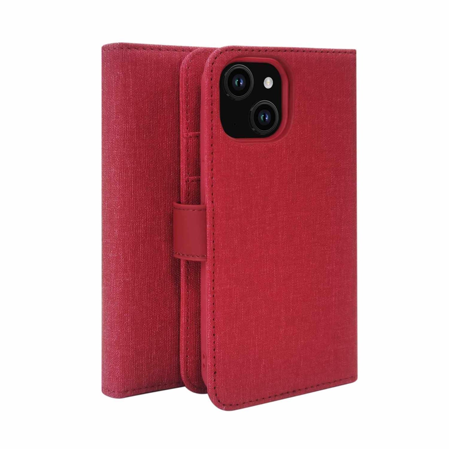 BE2I1FIP15R Folio 2-in-1 Case iPhone 16e/15/14/13 Dark Red