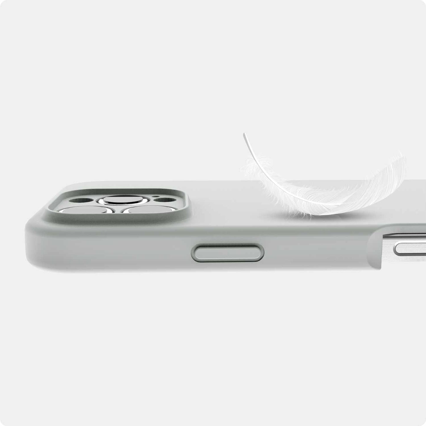 AP6UAVSIKPETE Velvet MagSafe Case iPhone 16 Pro Max Pewter