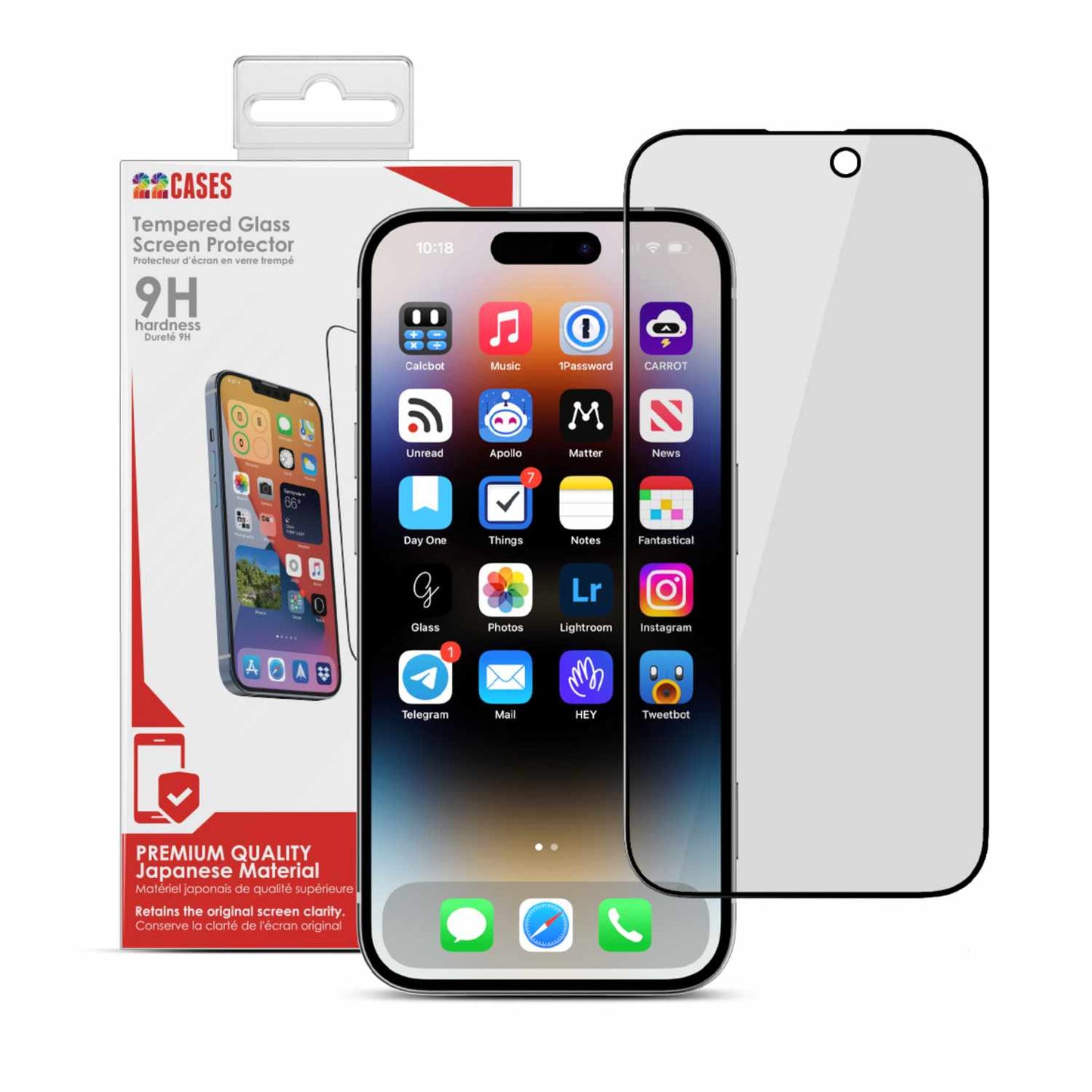 22PRISPIP16PR Privacy Tempered Glass iPhone 16 Pro