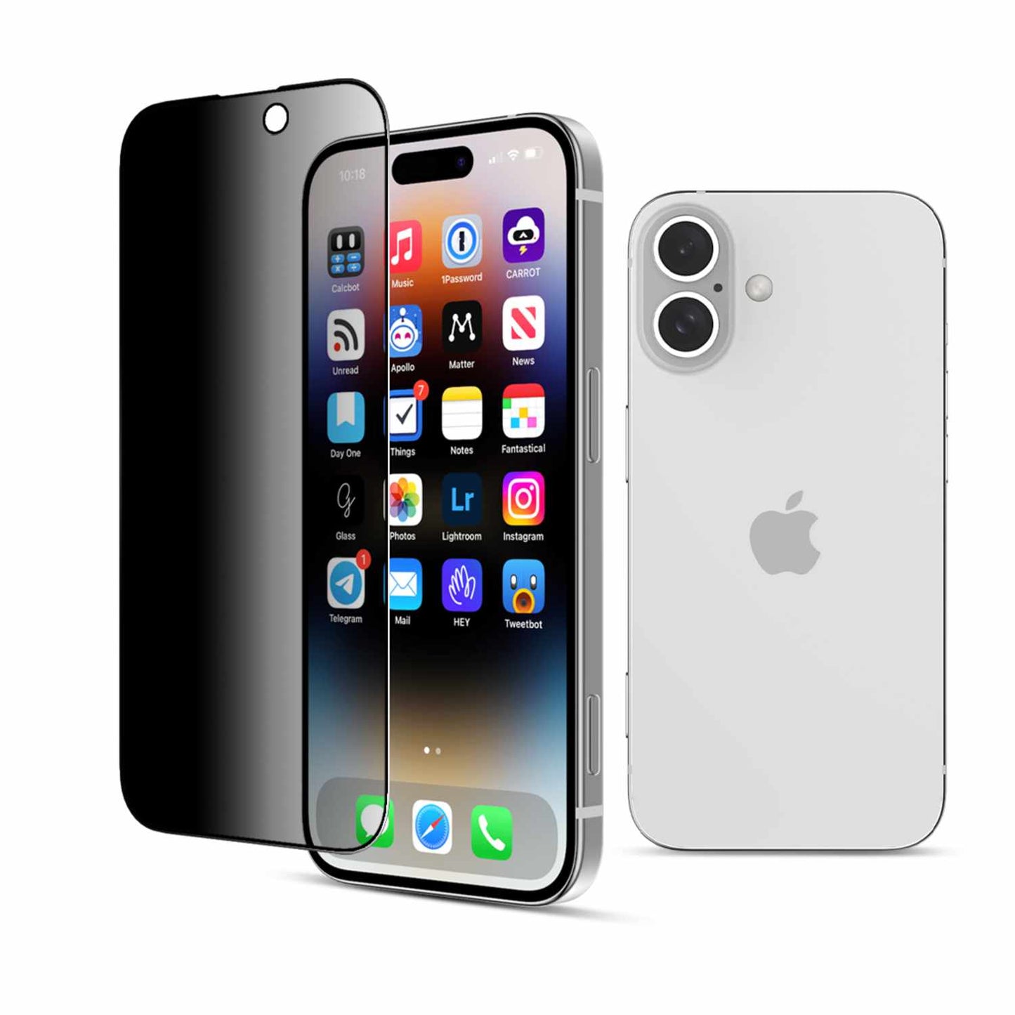 22PRISPIP16PL Privacy Tempered Glass iPhone 16 Plus/15 Plus