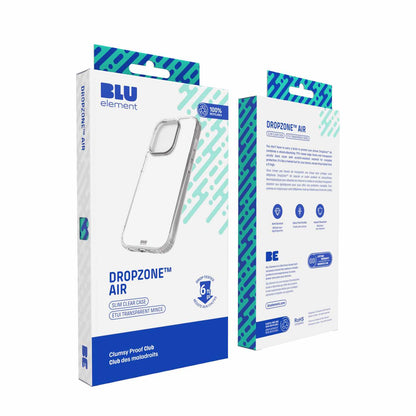 BEDZLIP15 DropZone Air Case iPhone 16e/15/14/13 Clear
