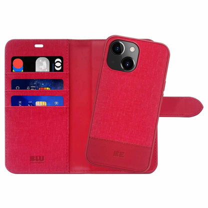 BE2I1FIP15R Folio 2-in-1 Case iPhone 16e/15/14/13 Dark Red