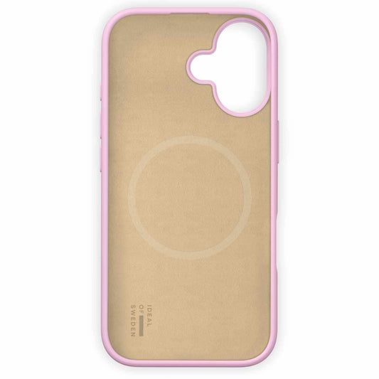 IDSICMSI2461498 Silicone Case MagSafe iPhone 16 Bubble Gum Pink
