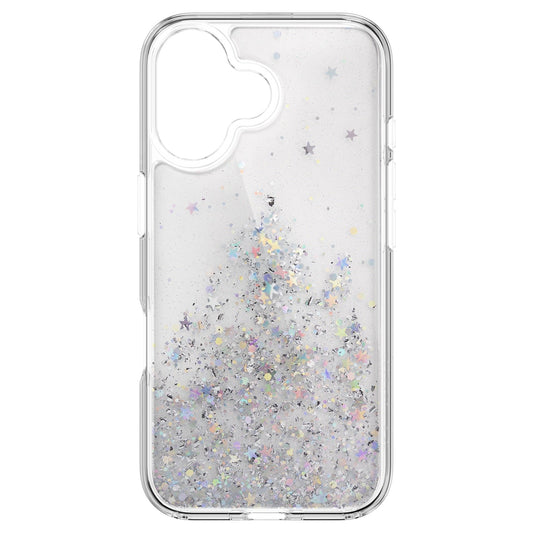 SPH661003TR24 Starfield 3D Glitter Case iPhone 16 Transparent