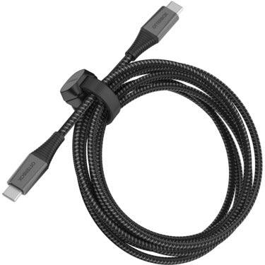 Premium Pro Charge/Sync USB-C to USB-C Power Delivery Cable 6ft Haunted Hour (Black)