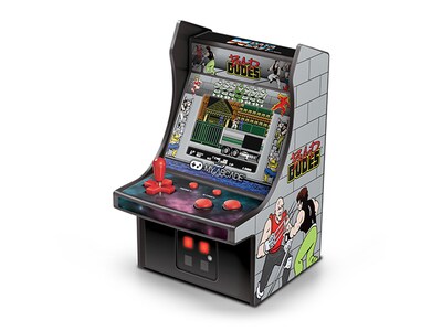 My Arcade Bad Dudes Micro Player - 6.75 Inch Mini Retro Arcade Machine Cabinet - GekkoTech